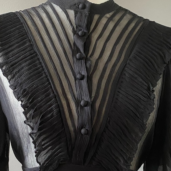 BCBG Maxazria black share blouse - Picture 2 of 6